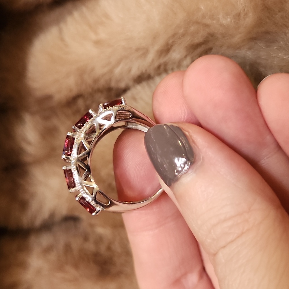 Color Shift Garnet Ring - image 2